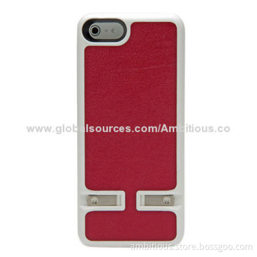 External Battery Charger Case for iPhone 5/5S, 2,000mAh Capacity, CE and RoHS Certified